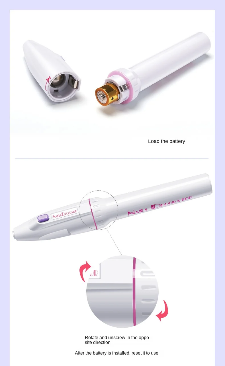 Description Picture 2 of item5 In 1 Professional MINI Electric Nail Drill Kit Manicure Pedicure Grinding Polishing Nail Art Sanding File Pen Tools Machine