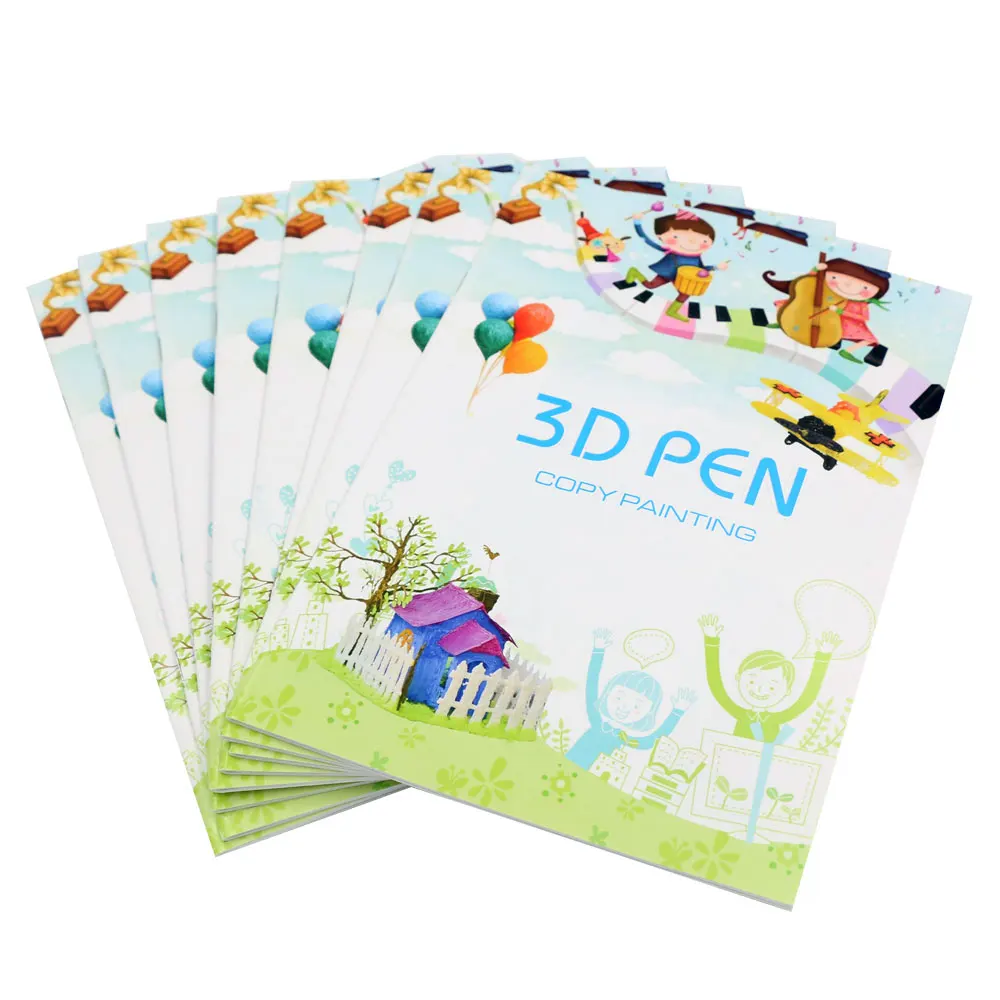 3D Pen Printing Templete Paper 20 Sheets 40 Patterns with Clear Plate  Stencils 3D Pen Accessories Drawing Tools for Kids Adults - AliExpress