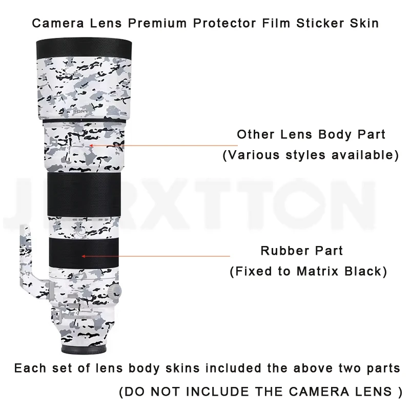 Camera Accessories For Sony 200 600 Lens Skin Anti-Scratch 3M Vinly Wrap Sticker Body Protective Film Decal FE 200-600mm F5.6-6.3 G OSS