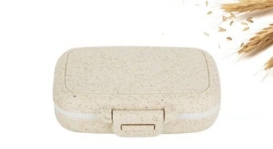 Compact Portable Pill Organizer with 3-Compartment Storage