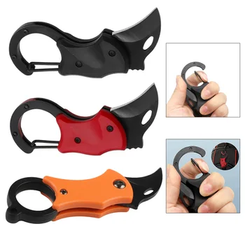 1pc portatile piccola taglierina tascabile moschettone taglierina scatola portachiavi pieghevole mini taglierina strumenti Unboxing