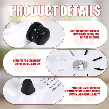 CKRE-500W Mini Piastra Calda Elettrica Stufa Da Controsoffitto Pratico Solido Piastra Riscaldamento Forni Da Cucina Piastra di Cottura Per La Casa E 1