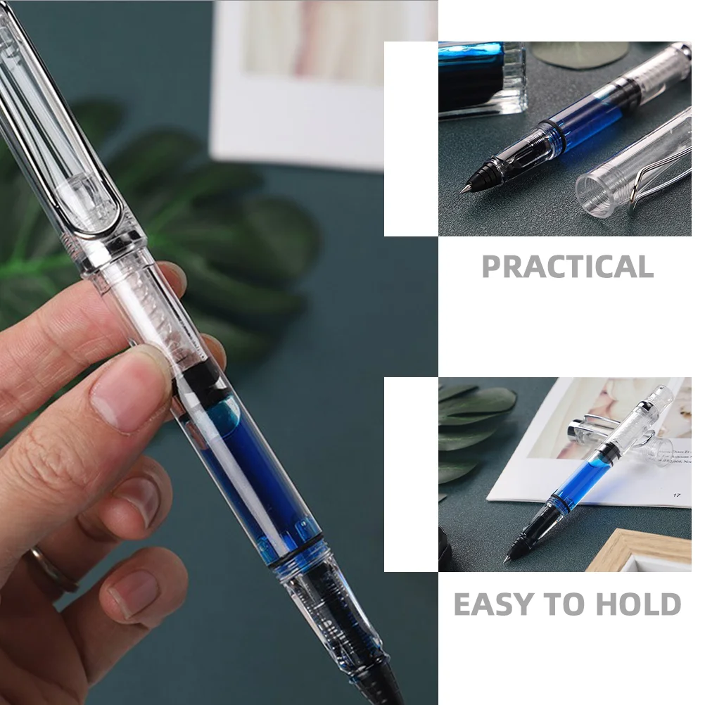 2 Pcs Smooth Writing Pen Portable Ink Pen Calligraphy Pens Ballpoint Pen Gel Pen Writing Supplies Student Stationery Simple Ink - 3
