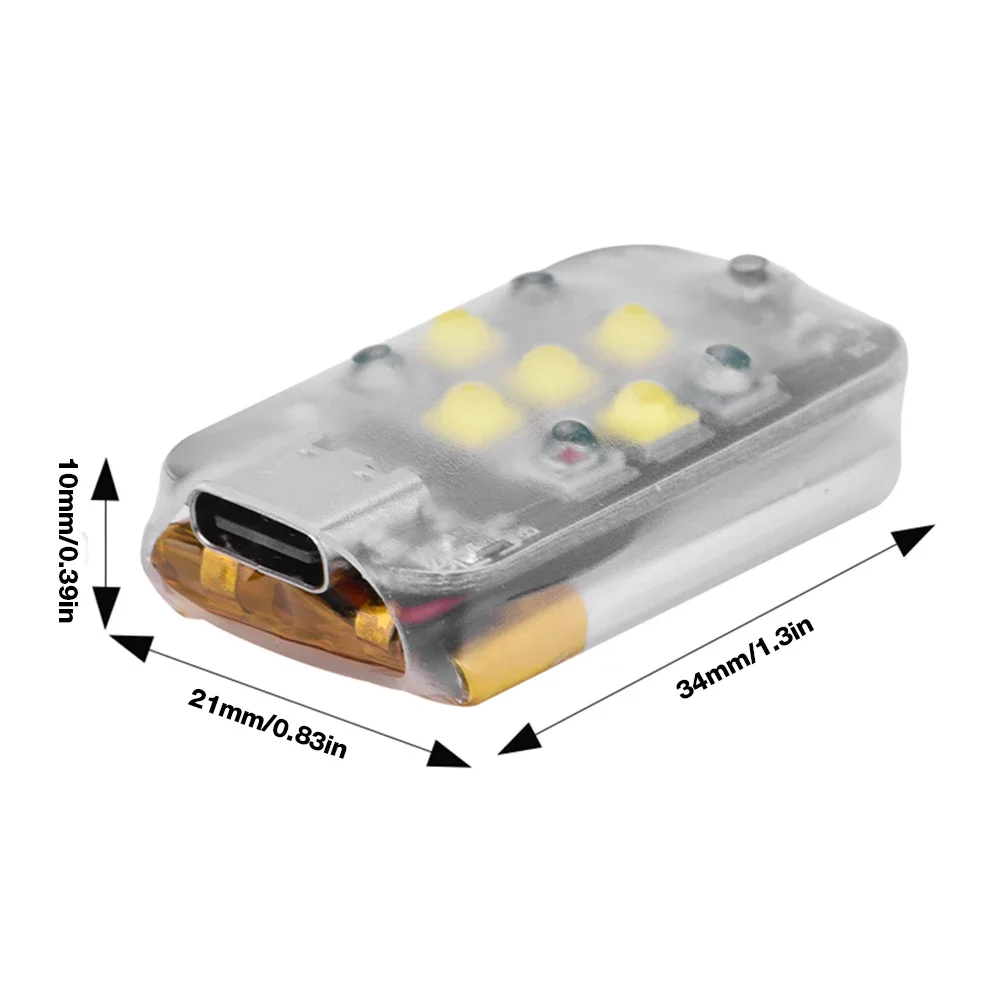 Night Flying Signal LED Lamp 300mAh Wireless LED Drone Strobe Light 3 Modes Anti-collision Warning Lamp for DJI Avata Mini Mavic