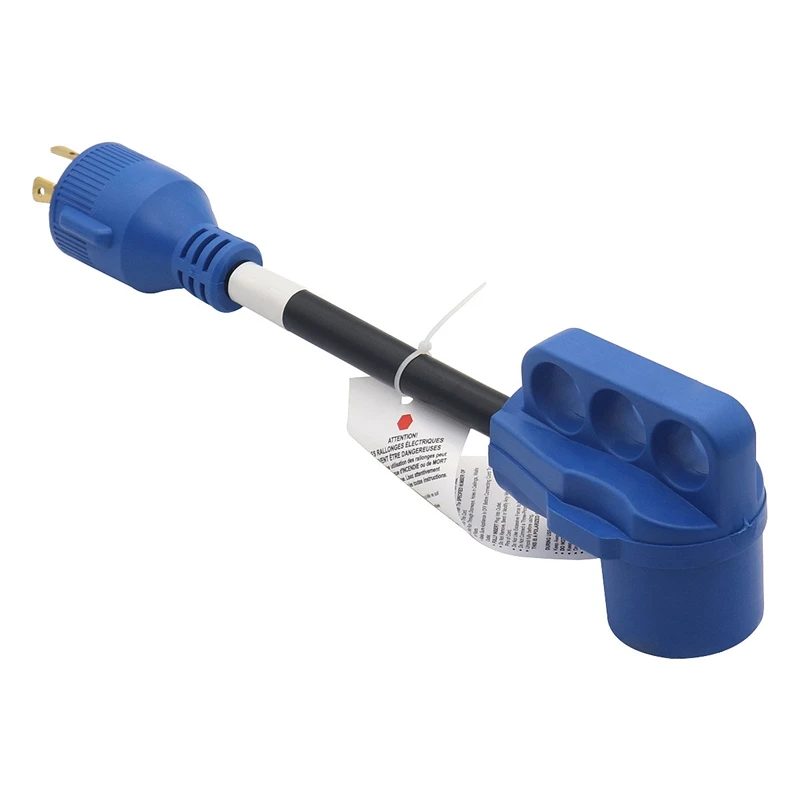 RV 컨버터 케이블, 전원 플러그 코드, RV 모터홈 충전 액세서리, 30 Amp 수-50 Amp 암 도그본 어댑터