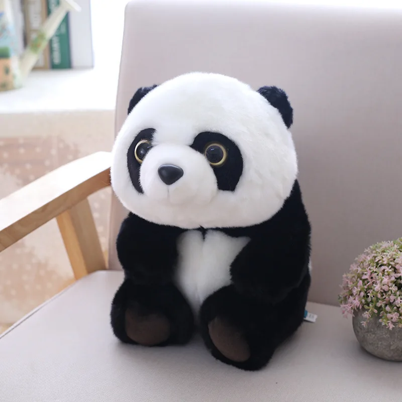 

1PC Creative Plush Panda Clip Black White Hugging Panda Curtain Clip Bookmark Notes Small Stuffed Animal Doll Souvenir Toys
