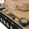 HENG LONG 1/16 7.0 Plastic Panzer III H FPV Camera RC Tank 3849 Painted Yellow Metal Steel Gearbox 360° Turret Track TH17365 5