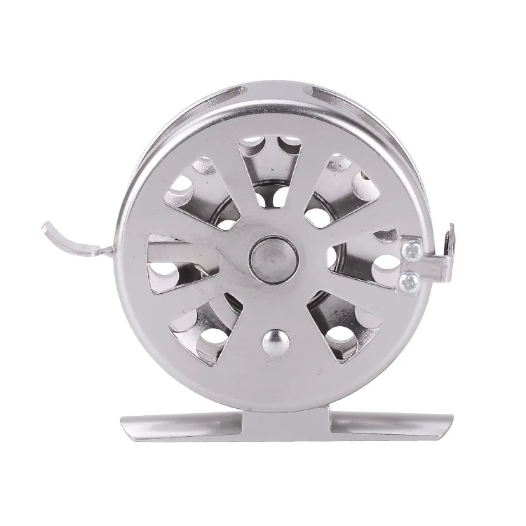 Eidechse BLD50/60 Floß Rollen Silber Alle Metall Front Schlagen Rollen Fly Fishing Reels Karpfen Angeln Angeln Werkzeuge 스피링릴