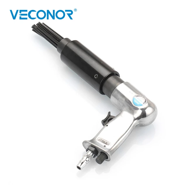 Veconor Air Pneumatic Multi-Needle Scaler Tool Pistol Grip Rust Removal  Slag Corrosion Remover Deburrs Professional