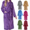 104457-2e2b31.jpg 2025 Robe en flanelle pour femmes, peignoir épais et chaud en polaire avec poches, chemise de nuit longue en peluche douce pour l'hiver, vêtements de nuit