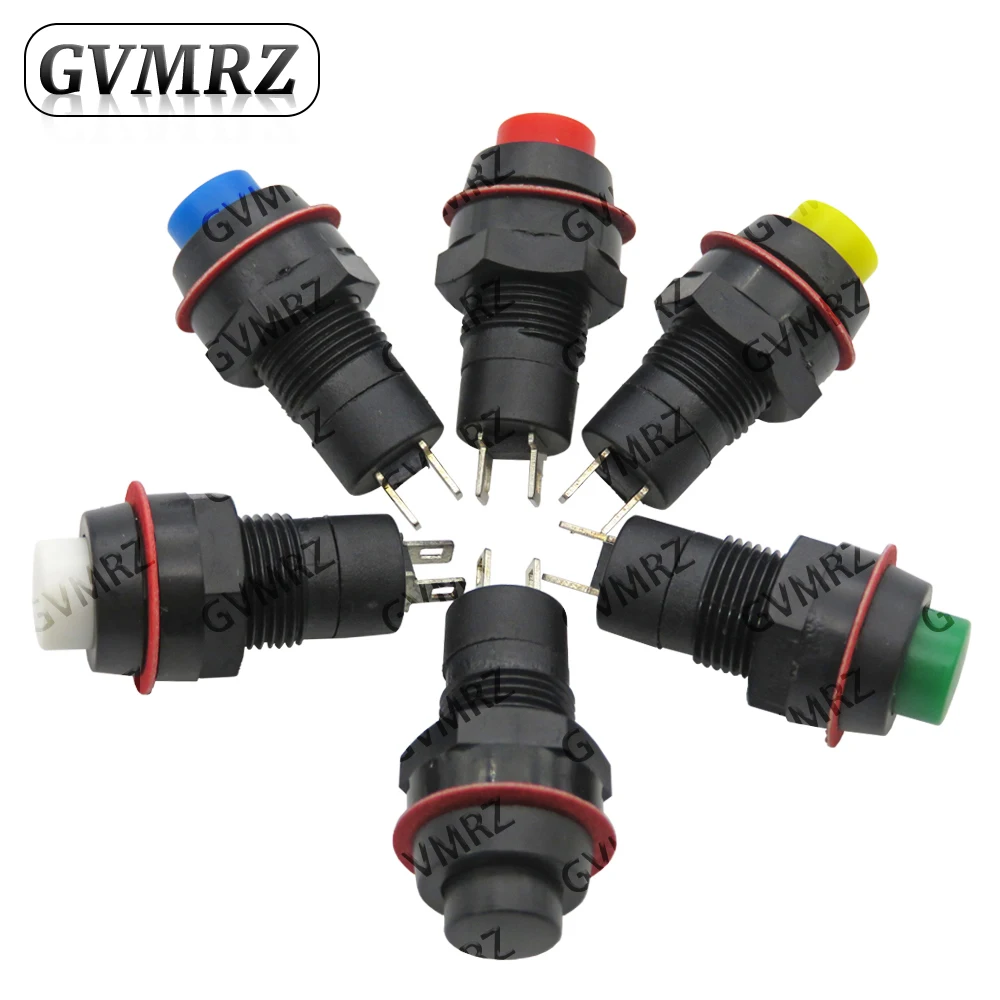 DS-213 DS-211 10mm 원형 미니어처 푸시 버튼 스위치 순간 작동/자동 잠..