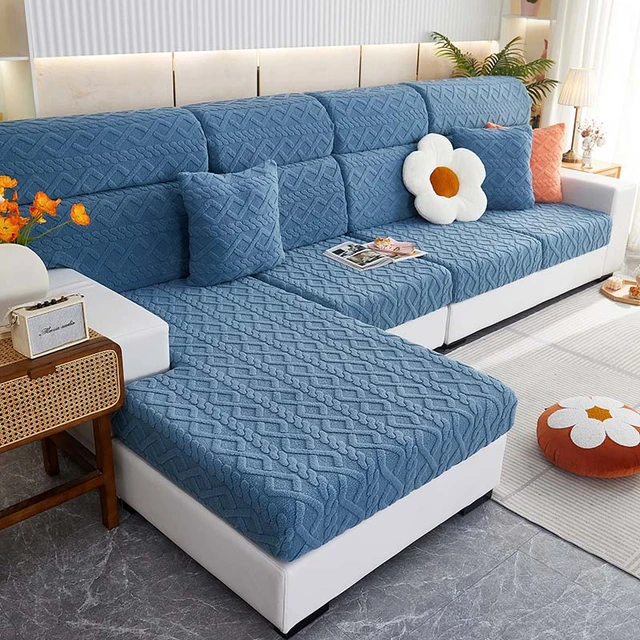 Thick Waterproof Stretch Sectional Sofa Cover for Armchairs Leather Couch  Cover Corner L Shape Sofa Slipcovers for Living Room - AliExpress