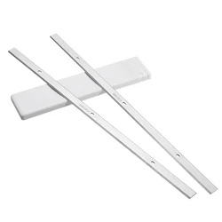 2 Pcs Carbide Lâmina de Plaina De Madeira 12 1/2 ''12.5" Reversível de Dois Gumes Ferramentas Plaina De Madeira para Peças de Máquinas Para Trabalhar Madeira