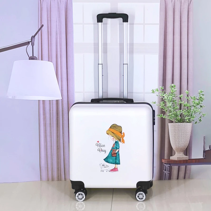 Small Suitcases Travel Fashion Mini Lightweight Luggage Password Trolley Boarding 20 