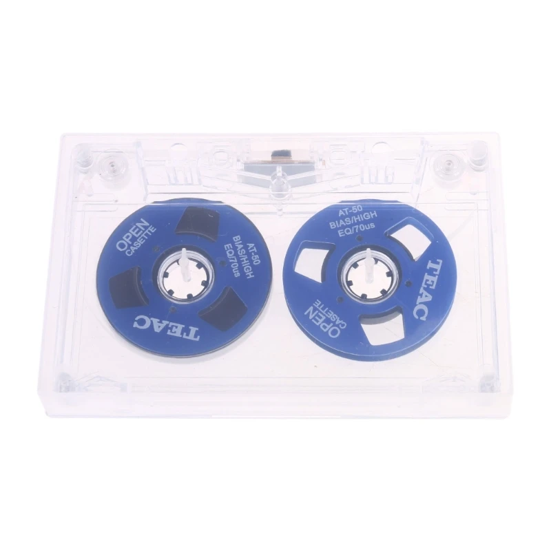 Double-sided Color Housing Empty Tape Metal Cassette Blank Tape Can Record 50 Minutes Professional Blank Cassette
