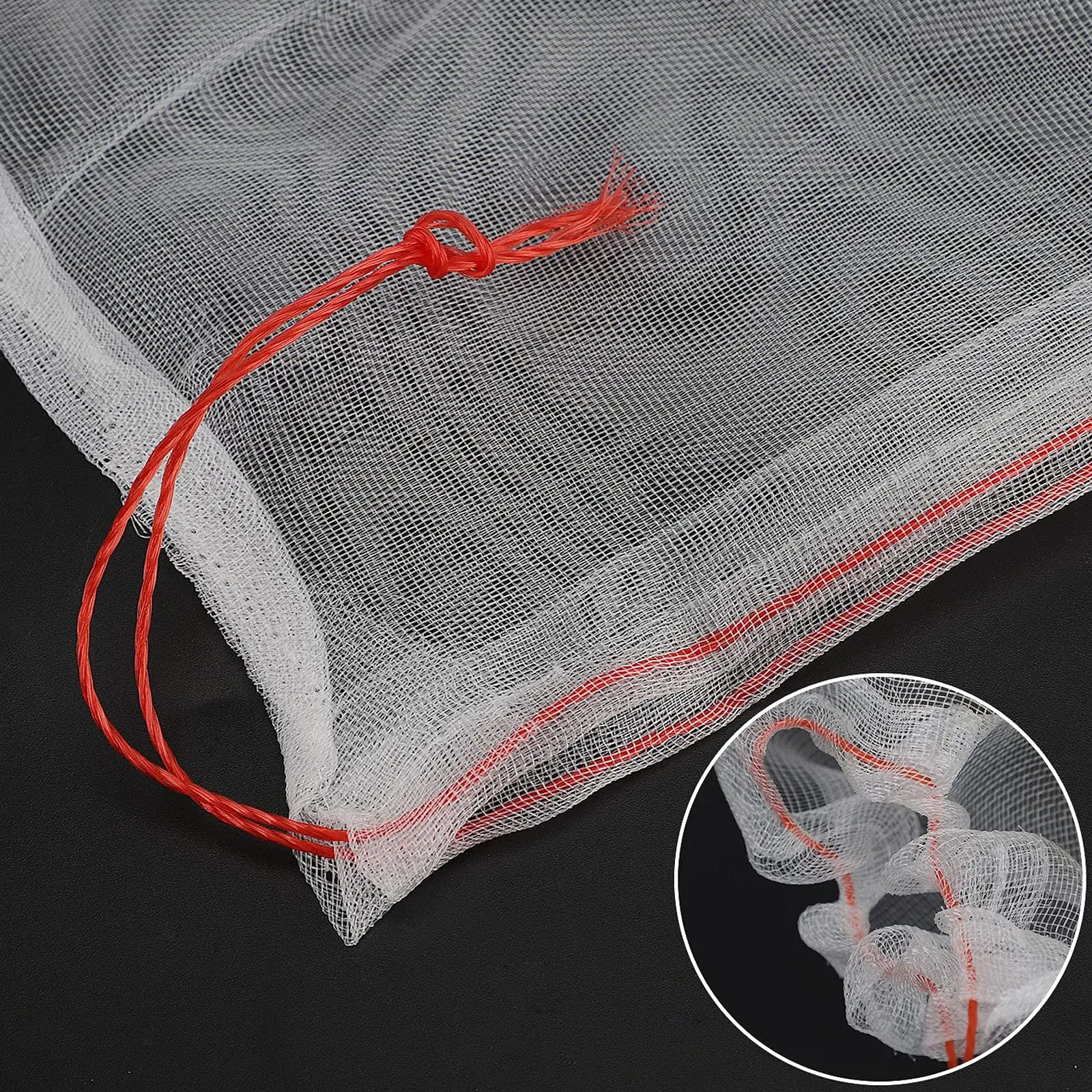 100PCS Garden Netting Bags Vegetable Grapes Apples Fruit Protection Bag Agricultural Pest Control Anti-Bird Mesh Grape Bag