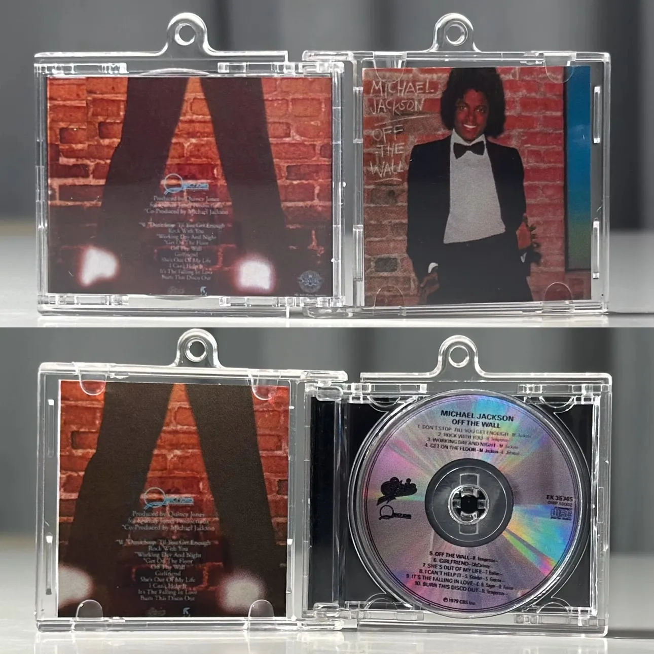 Брелок Michael Jackson MJ MINI Music CD NFC XSCAPE Bandai | AliExpress