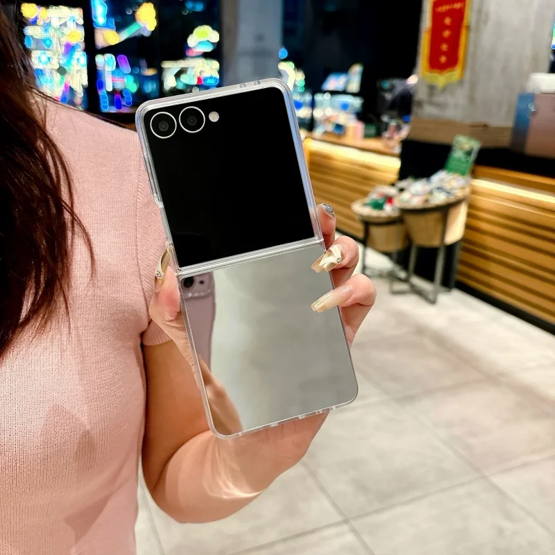 Luxury Mirror Makeup Phone Case - Ultra Slim, Thin, Shockproof, Stylish Korean-Inspired Design