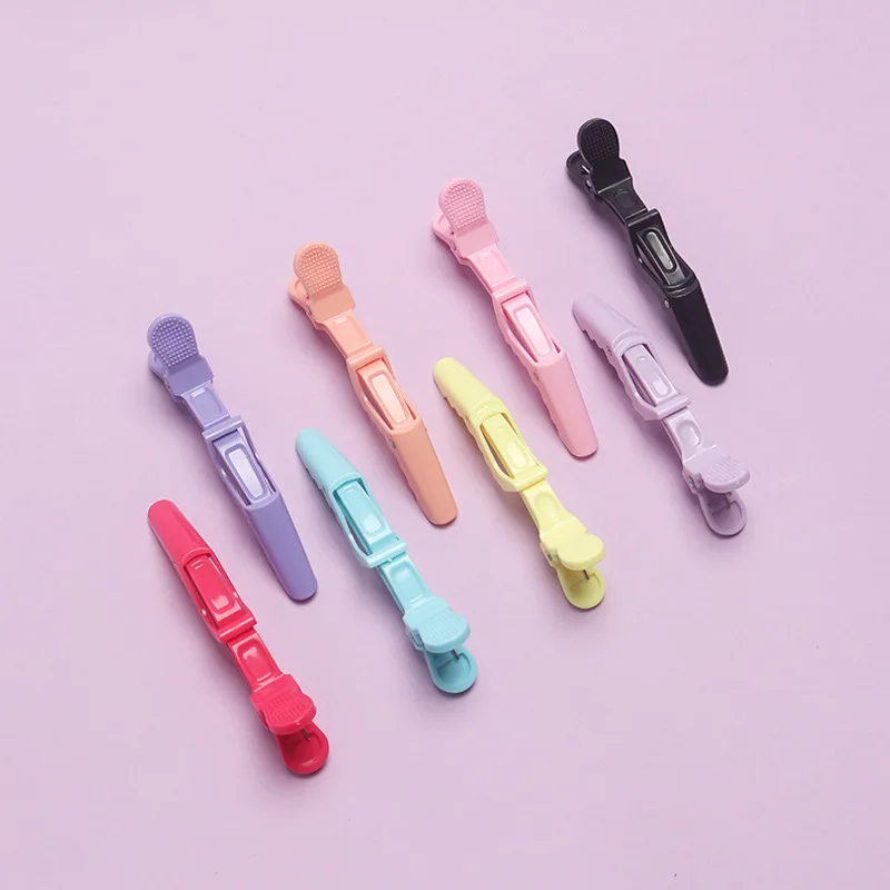 Colorful Alligator Hair Clips 6Pcs Clamps Hairdressing Professional Salon Hair Grip Crocodile Hairpins Barber Accessories hair clips hair accessories