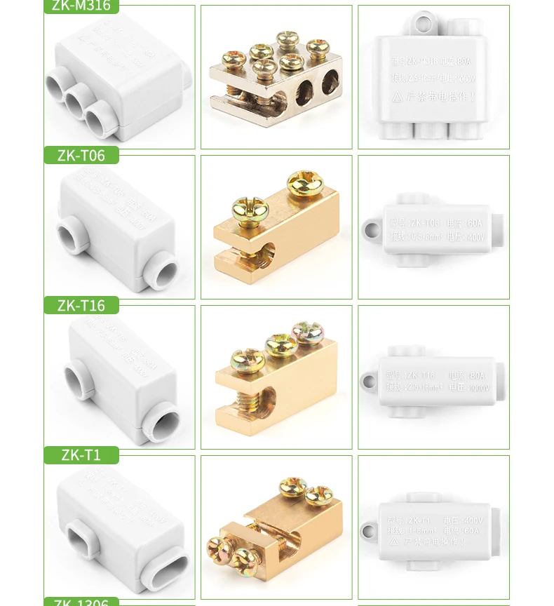 conector rápido do fio, caixa de junção,