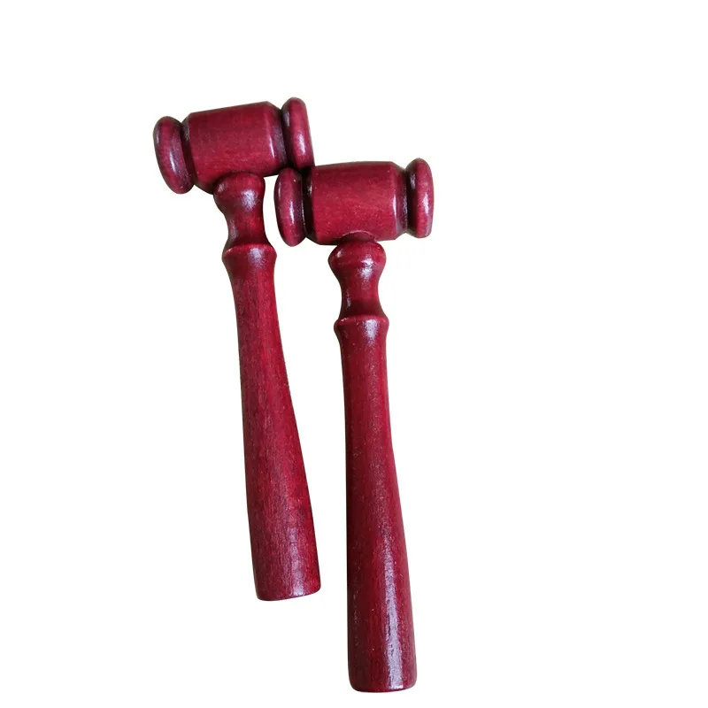 Children's Toy Small Wooden Hammer Crafts Gift woodworking tool wood gavel