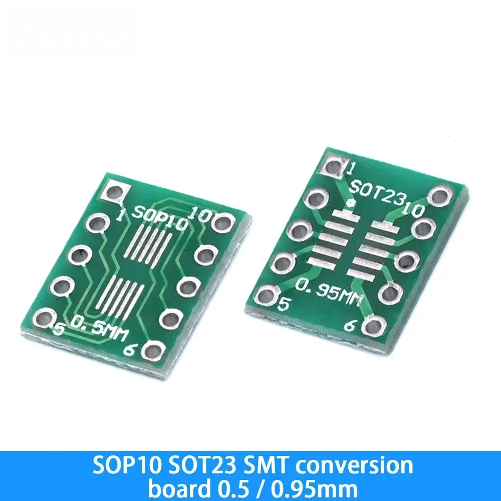 PCB Board 10PCS Universal SOP8/SSOP10/SOP14-SOP28 to DIP/SMD Adapter Socket&Board Kit (0.65mm/1.27mm Pitch) for SOIC/TSSOP IC Prototyping