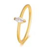 Bague mince Chic en corde torsadée pour femmes, bagues de mariage en métal en acier inoxydable, nouveaux bijoux de fête Vintage simples et élégants