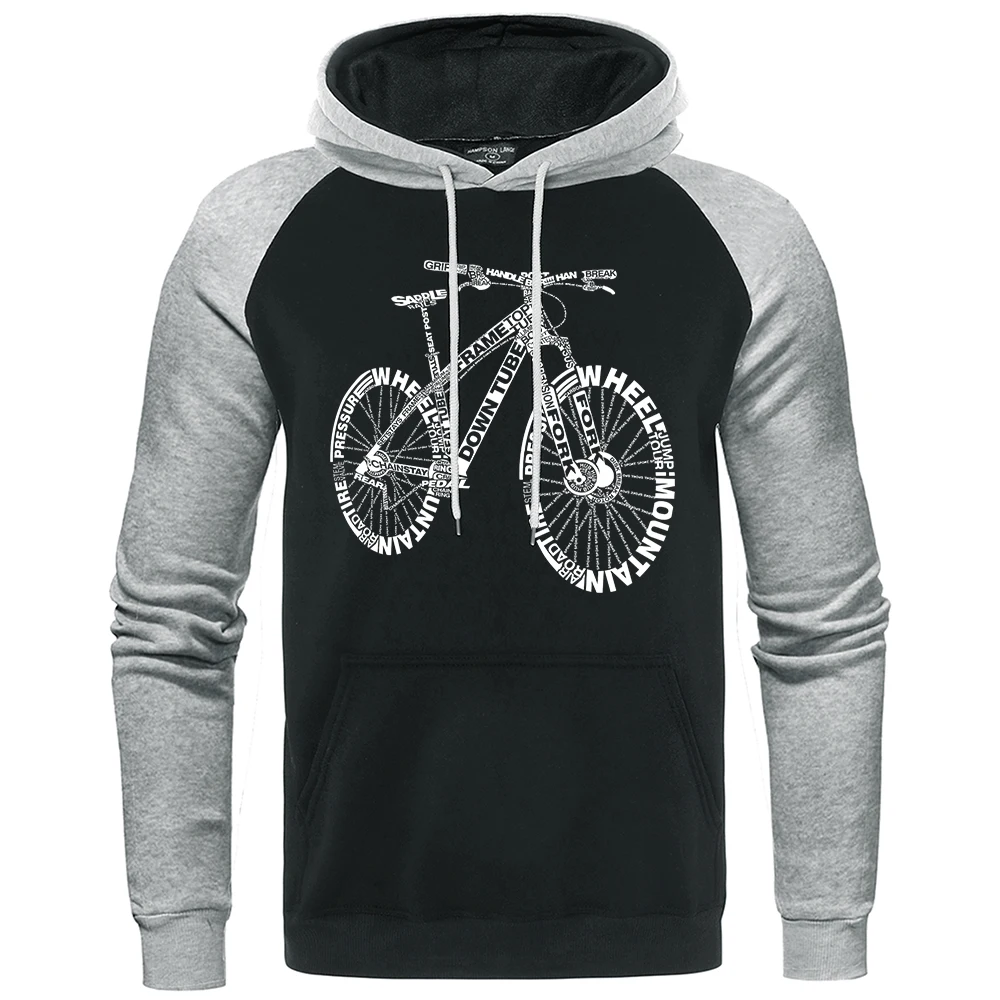 Sweat à Capuche AWD Motif Vélo Evolution Monkey To Quad - Pour Hommes, Toutes Tailles, Neuf Sans étiquettes