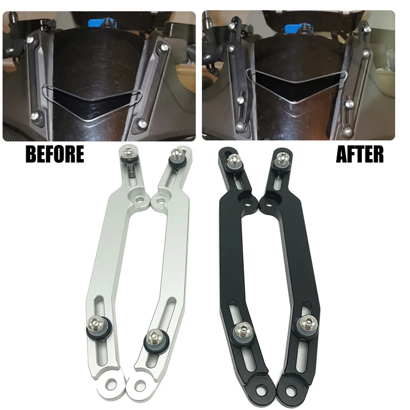 

Для HONDA NC750D NC 750D NC750 D 2017 2018 2019 мотоциклетные ветровые стеклоочистители CNC алюминиевые аксессуары для кронштейна лобового стекла