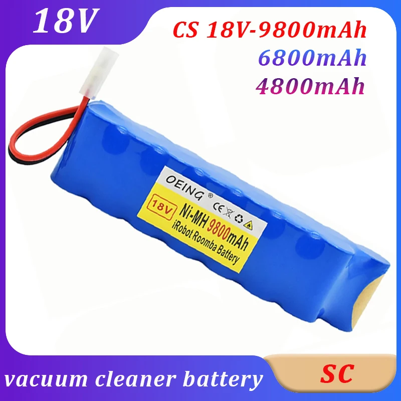 

CS 18V NI-MH Battery Pack 9800mAh for-Rowenta Vacuum Cleaner RH8771 for-Tefal Cyclone Extreme Vacuum Cleaner P102 NI-MH Battery