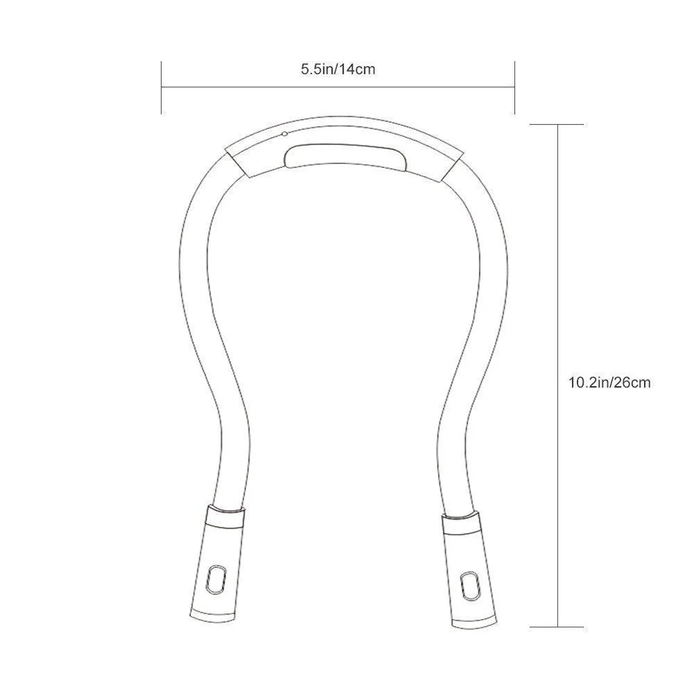 Portable Book Light Led Neck Light Hug Reading Lamp Flexible Handsfree Led Night Flashlight Indoor Outdoor Camping led light night light book light mini led light