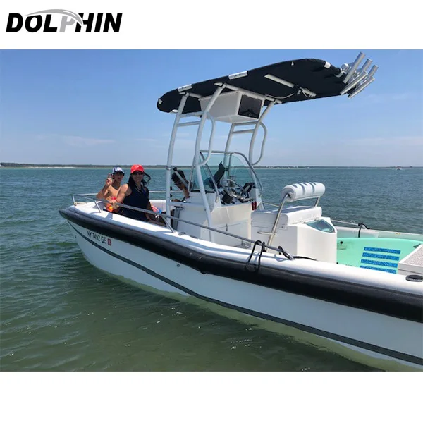 Dolphin Center Console Pro2 T Top Customized Looking Heavy Duty Boat T-Top