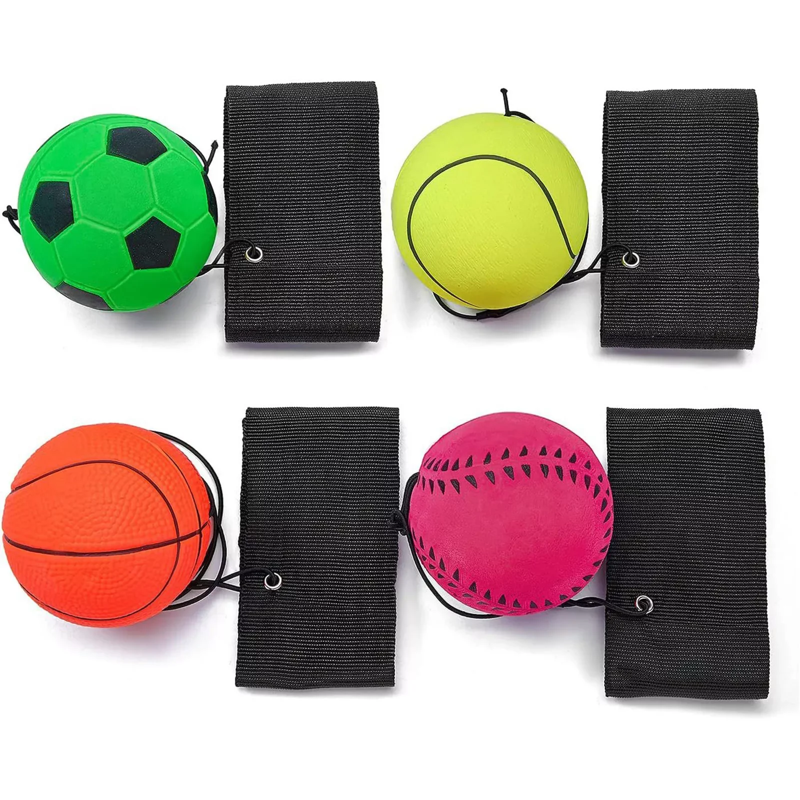 Baseball At A String High Elastic Bounce Back With String Wrist Ball Exercise Ball Coordination User-Friendly
