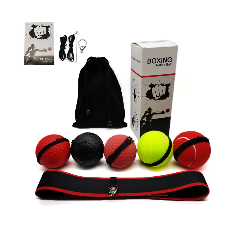 Boxing Ball Head Wear Portable Muay Thai Boxing Risposta Allenamento Speed Ball Home Boxing Reflex Ball Vendita Diretta In Fabbrica