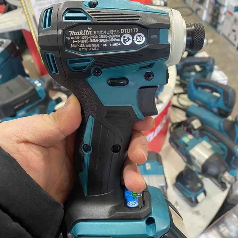 Makita-ブラシレスインパクトドライバー、dtd172、18v、180n・m