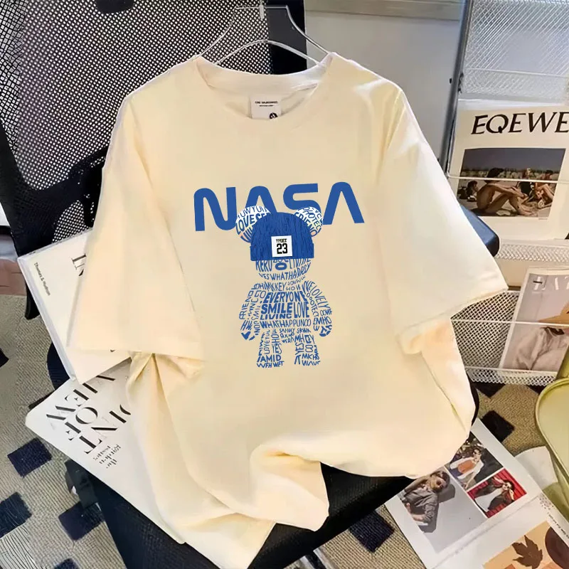 Loose Fit Camiseta Nasa Hombre H&m NASA Men's Short-sleeved T