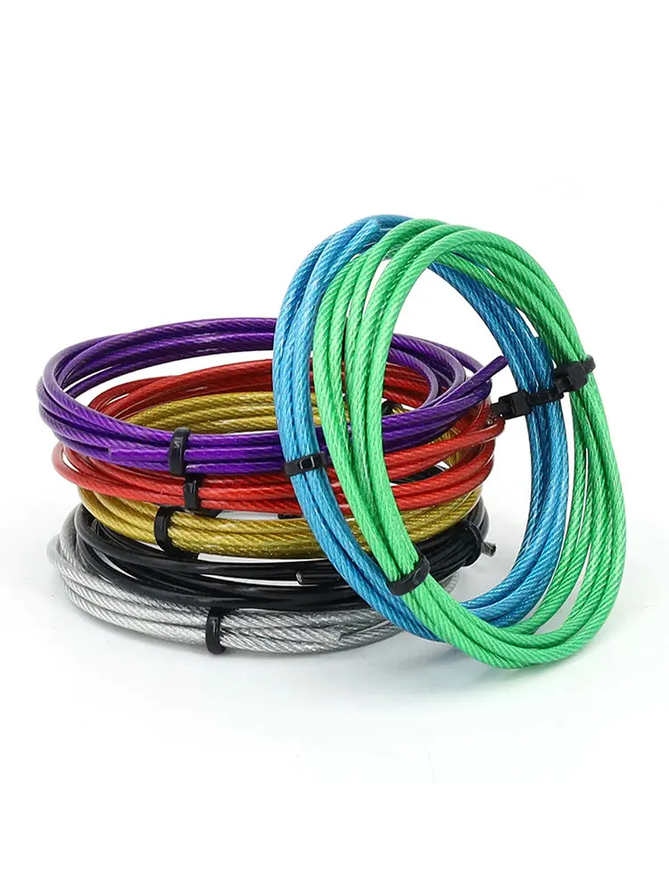 10 Meters 1-6MM Diameter PURPLE RED GREEN YELLOW BLUE CYAN BLACK Colorful  PVC Plastic Coating Stainless Steel Wire Rope Cable - AliExpress