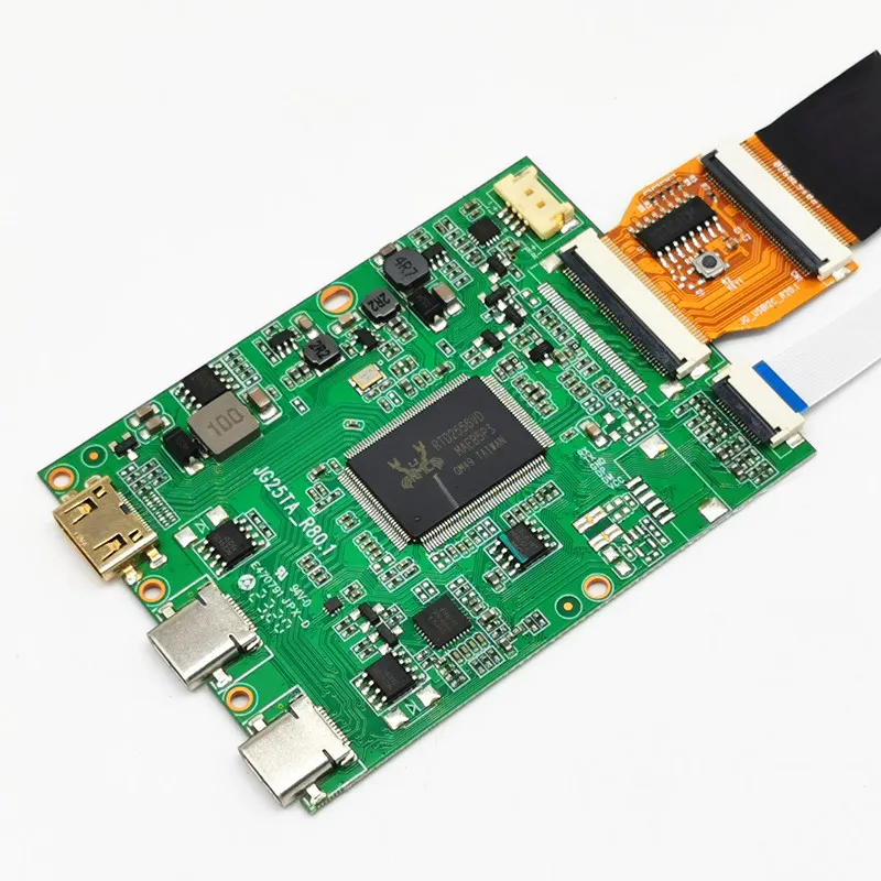 Edp Lcd Driver Board Tipo-c One Line Pass 40 Pin Edp para 15.6 Nv156hfm-t07 1920x1080 Controlador de Painel Kits Diy - Image 2