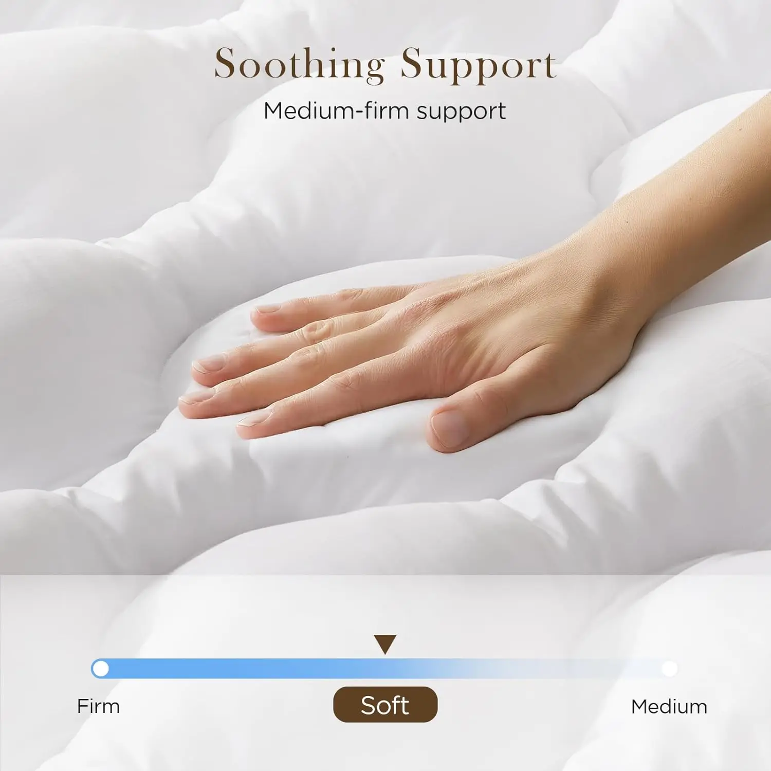 Queen 3-Inch Memory Foam Mattress Topper – Back Pain Relief 6