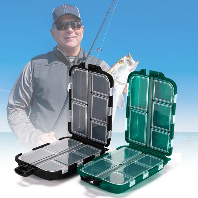 10 Grid Mini Storage Box Fishing Gear Partition Accessories Box