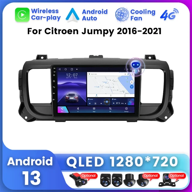 2Din Head Unit Carplay Car Radio For Citroen Jumpy 3 Space Tourer 2016-2021  Autoradio Multimedia Video Player Stereo Android 13 - AliExpress