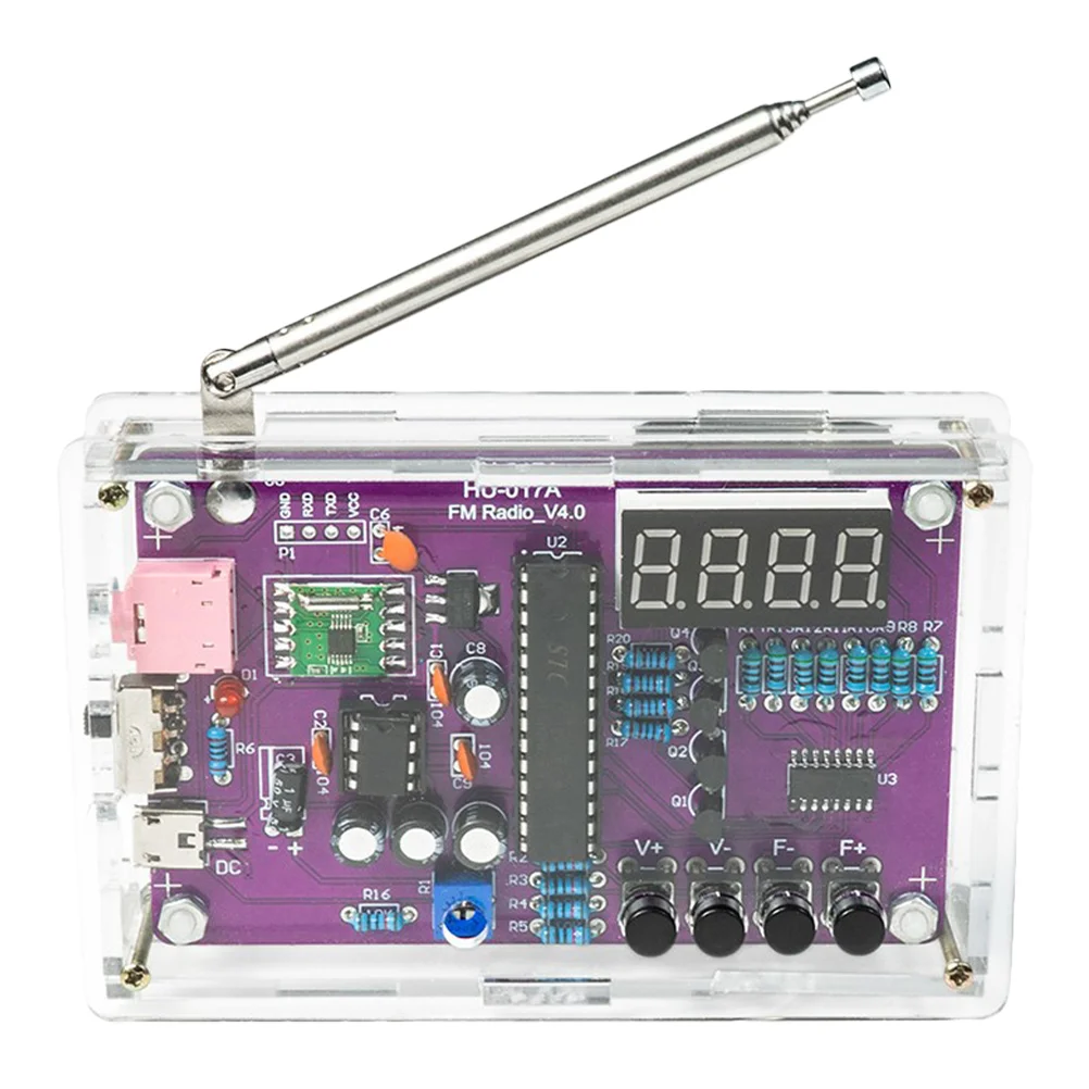 Kit Di Montaggio Radio Uniposcas Electronics Kit Suite Fai Da Te Progetto Di Saldatura In Acciaio Inossidabile