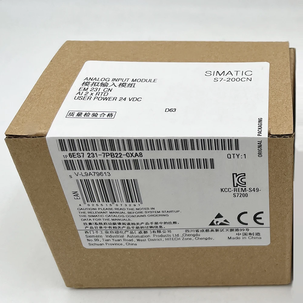 6ES7 231-7PB22-0XA8 For SIEMENS ANALOG INPUT MODULE 3 6ES7 231-7PB22-0XA8 For SIEMENS ANALOG INPUT MODULE