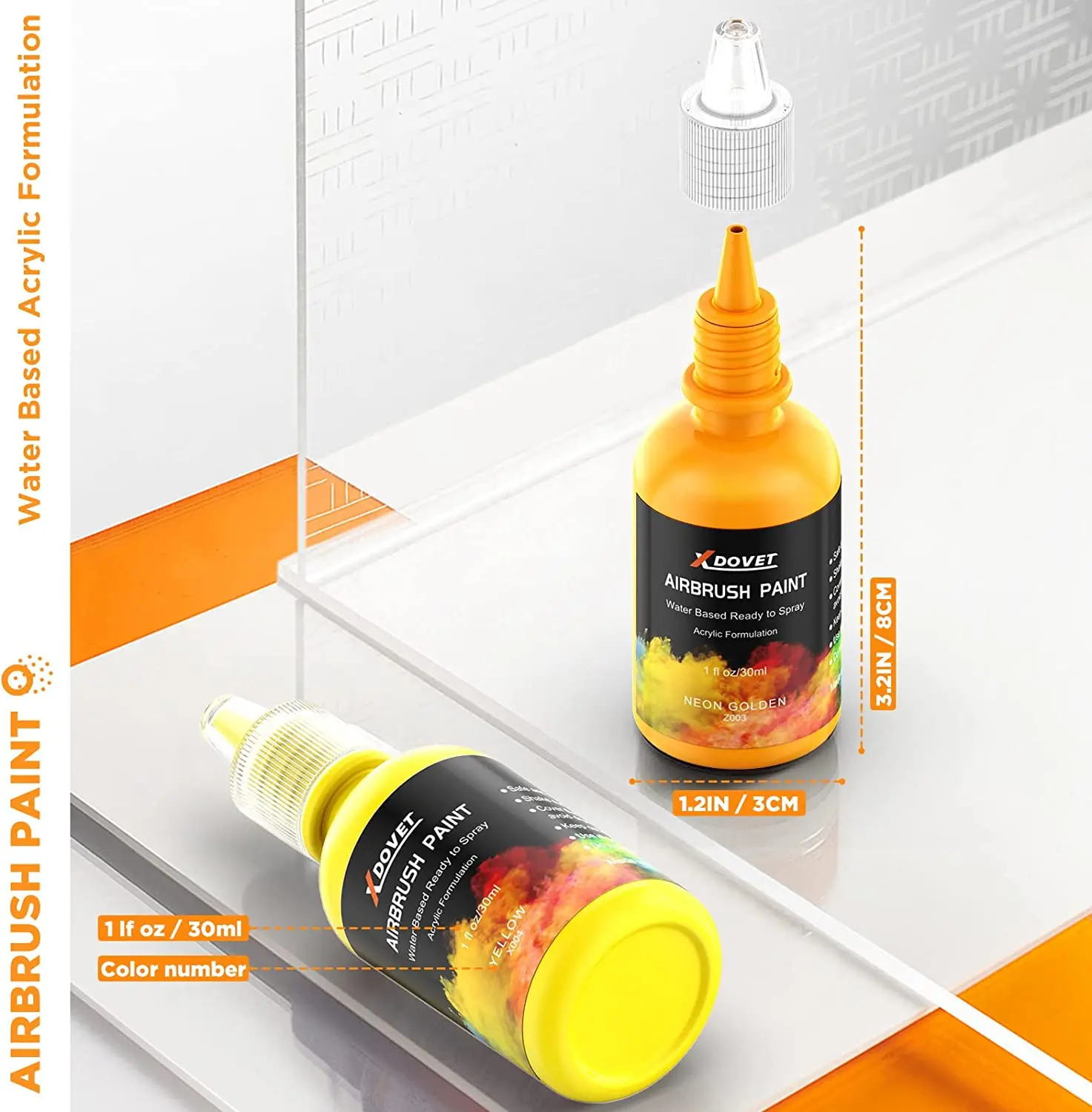 XDOVET 귯 Ʈ  12 귯 Ʈ Ʈ (30 ml/1 oz)  ׿ , , ̾