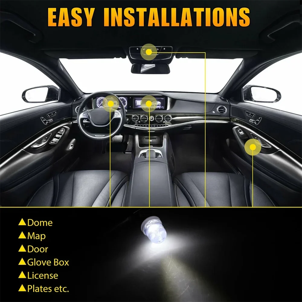 20Pcs T11 BA9S 3030 1SMD Led T4W ڵ ׸   ȣ     ڵ    12V