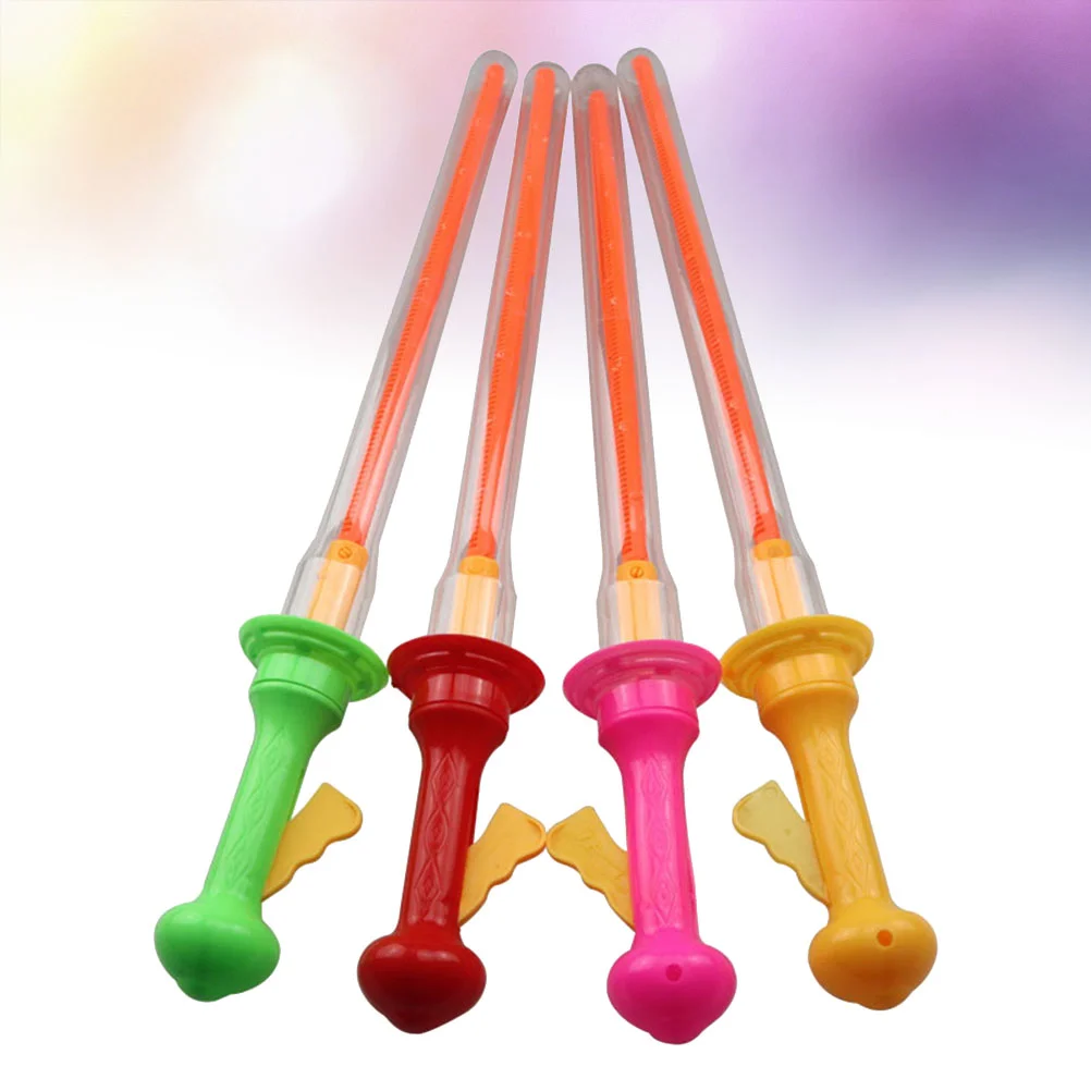 4 Pcs Toy Bubble Stick Kids Toys Maker Outdoor Playing Wands Party Favors Large Child 6