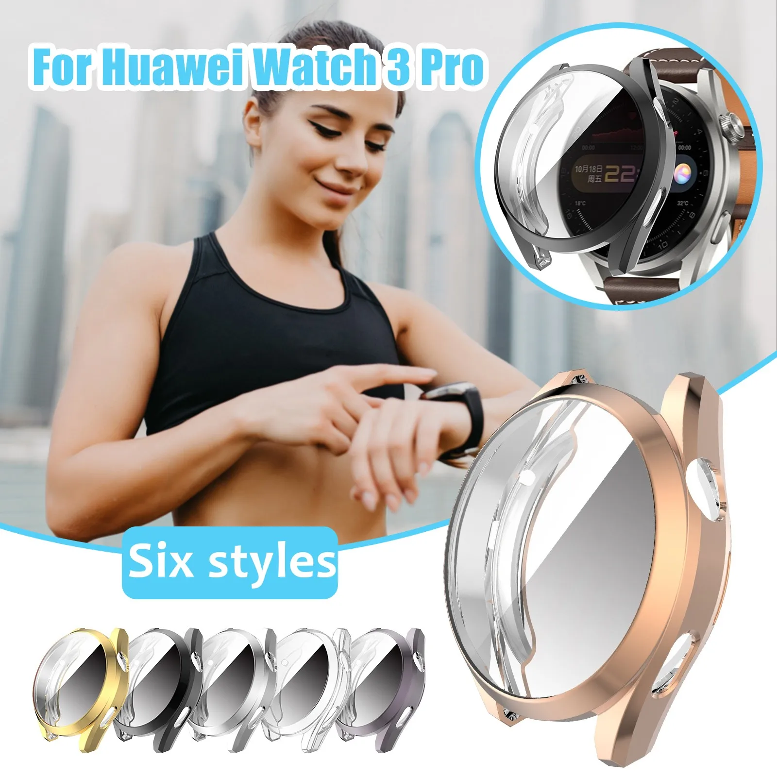 

Защитный чехол для смарт-часов Huawei Watch 3 Pro