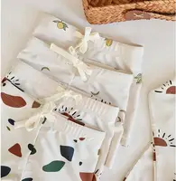 deer jonmi 2024 New Summer Baby Boys Printed Swimwear Sets Long Sleeve Tops Shorts 2pcs Sun-proof Toddlers Kids Swimsuits Outfit 4