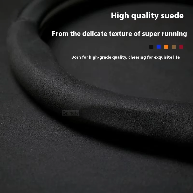 Carbonfaser-Leder-Auto-Lenkradbezug für VW Sharan Passat Caddy Touran Tiguan Golf Polo Teramont Atlas 2014–2018 2020 – Detail 7