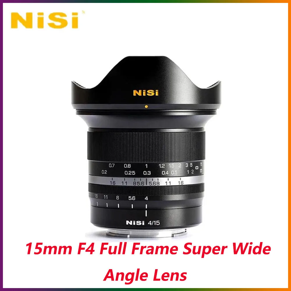 Nisi 15Mm F4 Obiettivo Ultra Grandangolare Full Frame Mf Prime Obiettivo Della Fotocamera Per Fotocamere Nikon Z Fuji X Sony E Canon Rf Leica L Mount
